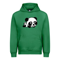Emerald baby panda bear Urban Hoodie - linhVisuals