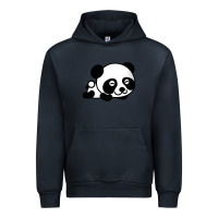 Navy baby panda bear Urban Hoodie - linhVisuals