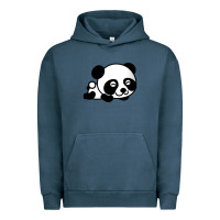 Pigment Midnight Navy baby panda bear Urban Hoodie - linhVisuals