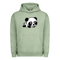 Pigment Oil Green baby panda bear Urban Hoodie - linhVisuals