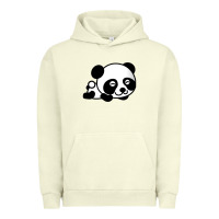 Pigment Pistachio baby panda bear Urban Hoodie - linhVisuals