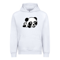 White baby panda bear Urban Hoodie - linhVisuals