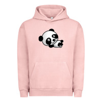 Pigment Salmon baby panda bear Urban Hoodie - linhVisuals