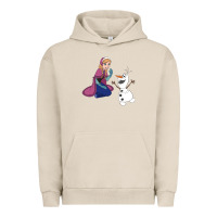 Pigment French Oak olaf and  elsa Urban Hoodie - linhVisuals