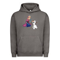Pigment Tornado olaf and  elsa Urban Hoodie - linhVisuals