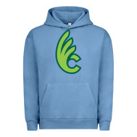 Pigment Pebble Blue wilmington college quaqers Urban Hoodie - linhVisuals