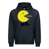 Navy Mr Pacman Urban Hoodie - linhVisuals