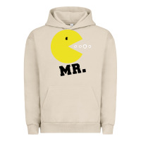 Pigment French Oak Mr Pacman Urban Hoodie - linhVisuals