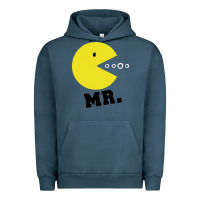 Pigment Midnight Navy Mr Pacman Urban Hoodie - linhVisuals
