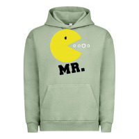 Pigment Oil Green Mr Pacman Urban Hoodie - linhVisuals