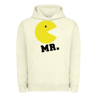 Pigment Pistachio Mr Pacman Urban Hoodie - linhVisuals
