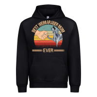 Black best weimaraner mom ever mom gift mother's day Urban Hoodie - linhVisuals
