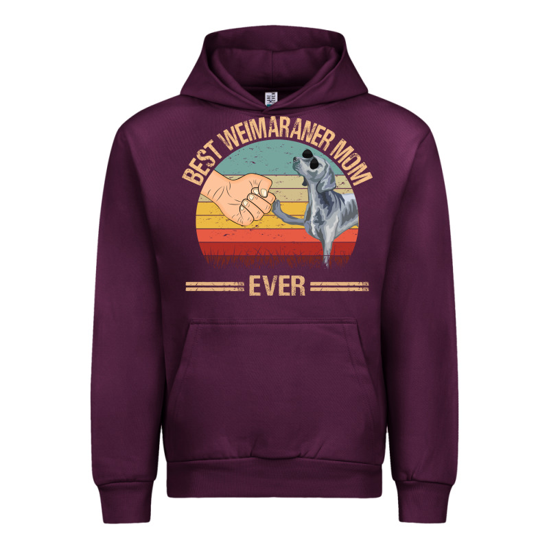 Best Weimaraner Mom Ever Mom Gift Mother's Day Urban Hoodie by linhVisuals | Teevron