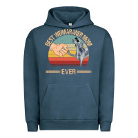 Pigment Midnight Navy best weimaraner mom ever mom gift mother's day Urban Hoodie - linhVisuals