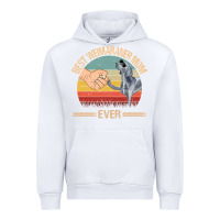 White best weimaraner mom ever mom gift mother's day Urban Hoodie - linhVisuals