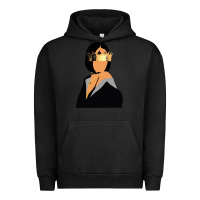 Pigment Black rihanna artwork Urban Hoodie - linhVisuals