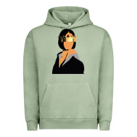 Pigment Oil Green rihanna artwork Urban Hoodie - linhVisuals