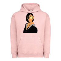 Pigment Salmon rihanna artwork Urban Hoodie - linhVisuals