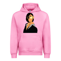 Fuchsia Pink rihanna artwork Urban Hoodie - linhVisuals
