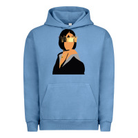 Pigment Pebble Blue rihanna artwork Urban Hoodie - linhVisuals