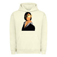 Pigment Pistachio rihanna artwork Urban Hoodie - linhVisuals