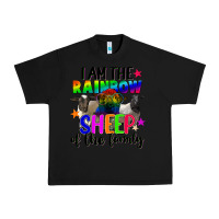 Black I am the rainbow sheep of the family Urban Heavy Tee - FaDigitalArtStudio