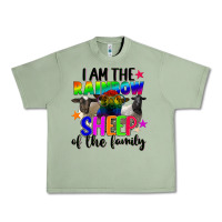 Oil Green I am the rainbow sheep of the family Urban Heavy Tee - FaDigitalArtStudio