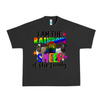 Pigment Black I am the rainbow sheep of the family Urban Heavy Tee - FaDigitalArtStudio