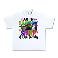 White I am the rainbow sheep of the family Urban Heavy Tee - FaDigitalArtStudio