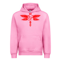Fuchsia Pink coheed and cambria dragonfly Urban Hoodie - linhVisuals