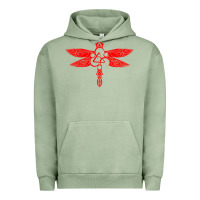 Pigment Oil Green coheed and cambria dragonfly Urban Hoodie - linhVisuals