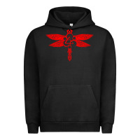 Pigment Black coheed and cambria dragonfly Urban Hoodie - linhVisuals