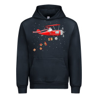 Navy christmas santa claus pilot flying airplane gift tee Urban Hoodie - linhVisuals