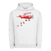 Pigment Lunar Rock christmas santa claus pilot flying airplane gift tee Urban Hoodie - linhVisuals