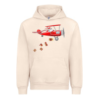 Sandshell christmas santa claus pilot flying airplane gift tee Urban Hoodie - linhVisuals