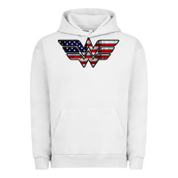 Pigment Lunar Rock Wonder woman american flag Urban Hoodie - linhVisuals