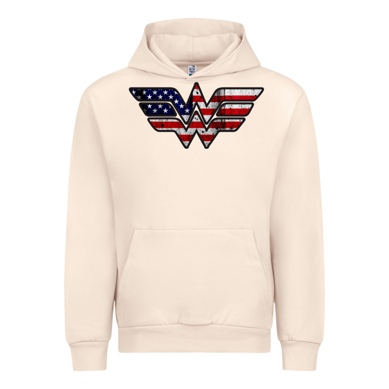 Wonder Woman American Flag Urban Hoodie by linhVisuals | Teevron