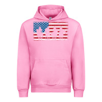 Fuchsia Pink cowboy patriotic american flag 4th of july gift tee Urban Hoodie - linhVisuals