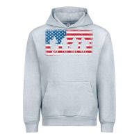 Heather Grey cowboy patriotic american flag 4th of july gift tee Urban Hoodie - linhVisuals