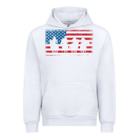 White cowboy patriotic american flag 4th of july gift tee Urban Hoodie - linhVisuals