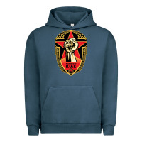 Pigment Midnight Navy prophets of rage poster Urban Hoodie - linhVisuals