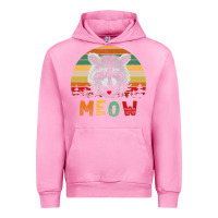 Fuchsia Pink funny vintage raccoon meow raccoon lovers Urban Hoodie - linhVisuals