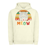 Pigment Pistachio funny vintage raccoon meow raccoon lovers Urban Hoodie - linhVisuals