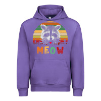 Tulip funny vintage raccoon meow raccoon lovers Urban Hoodie - linhVisuals