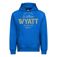 Cobalt The Legend Wyatt Funny Personalized Name Urban Hoodie - linhVisuals
