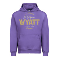 Tulip The Legend Wyatt Funny Personalized Name Urban Hoodie - linhVisuals