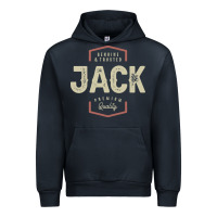 Navy Genuine Jack Funny Personalized Name Urban Hoodie - linhVisuals