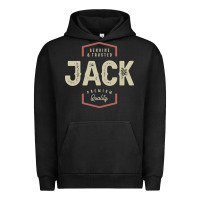 Pigment Black Genuine Jack Funny Personalized Name Urban Hoodie - linhVisuals
