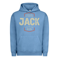 Pigment Pebble Blue Genuine Jack Funny Personalized Name Urban Hoodie - linhVisuals