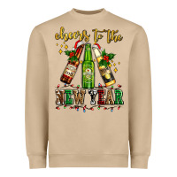 Mushroom cheers to the new year with beers Heavyweight Sweatshirt - AdoDesignShop